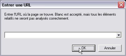 FlashGet - Entrer une URL