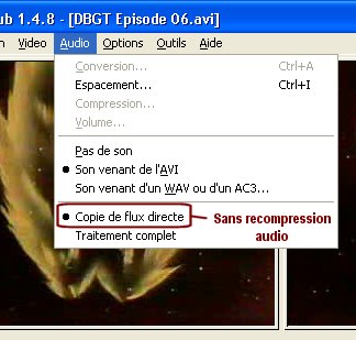 Audio > Copie de flux directe